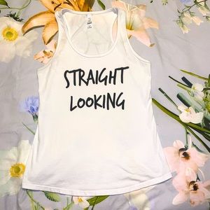 “Straight Looking” muscle tee